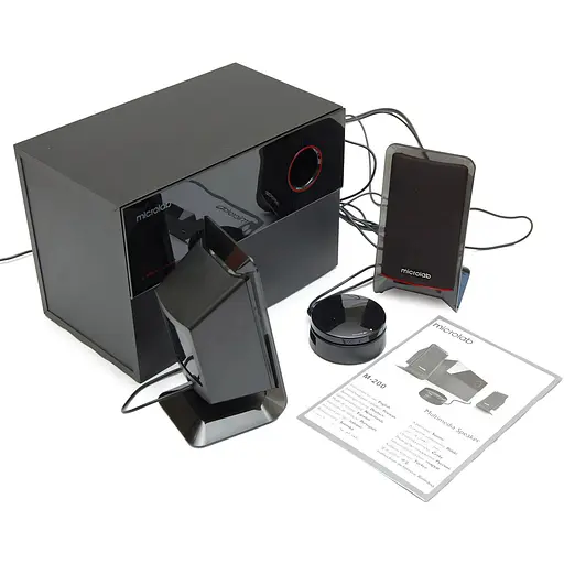 Акустическая система Microlab 2.1 M-200 Black (M-200) - фото 4
