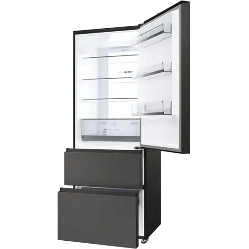 Холодильник Haier Haier многодверный 190.5x70х64.8 холод. отд. 354 л мороз. отд. 174 л 3дв. А+ NF инв. дисплей зона нулевая черный - фото 7