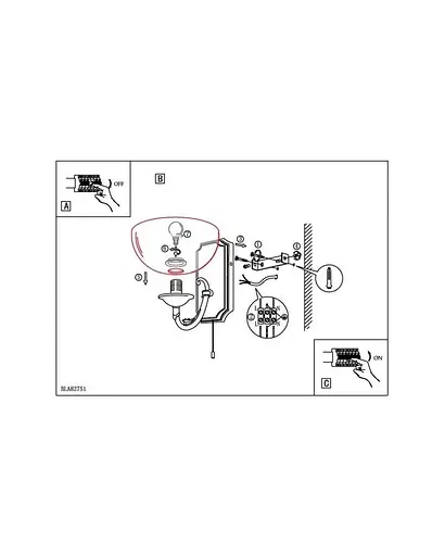 Бра Eglo 82751 Savoy - фото 3
