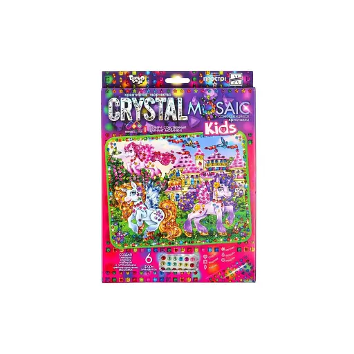 Набор креативной творчества Crystal Mosaic Kids, Danko Toys - фото 4