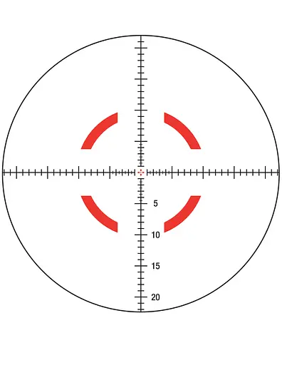 Оптический прицел Trijicon VCOG 1-8x28 illum. Red MRAD Crosshair - фото 3