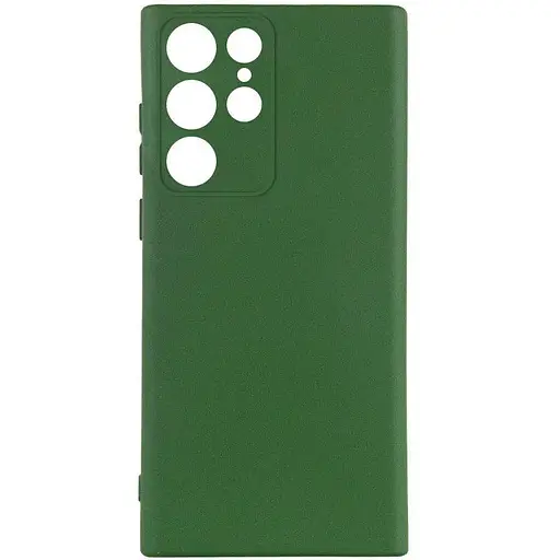 Чохол Silicone Cover Lakshmi Full Camera (AA) для Samsung Galaxy S25 Ultra Зелений / Dark green