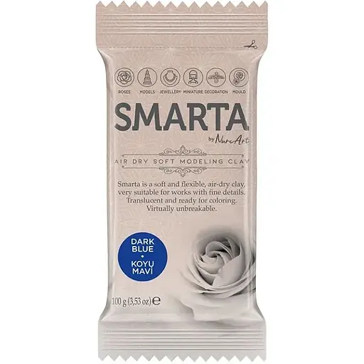 Пластика самозастигаюча Smarta Синя 100 г - фото 1