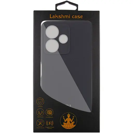 Чохол Lakshmi Silicone Cover Full Camera AAA with Logo для Xiaomi Redmi 13 4G/Poco M6 4G Чорний/Black - фото 4