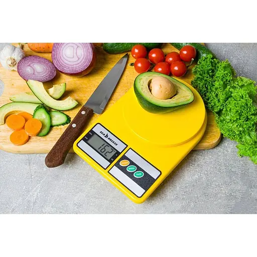 Весы кухонные SeaBreeze SB-071 Yellow [147726] - фото 3