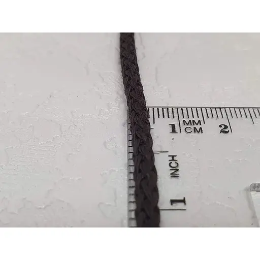 Ювелирный шнурок из текстиля Ювелирное производство А. Долина с золотыми вставками Трезубец. 400026 60 - фото 3