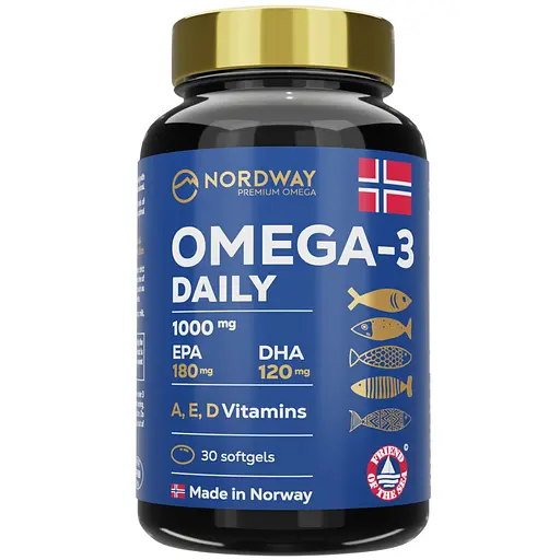 Nordway OMEGA-3 Daily 1000 мг у м'яких капсулах №30