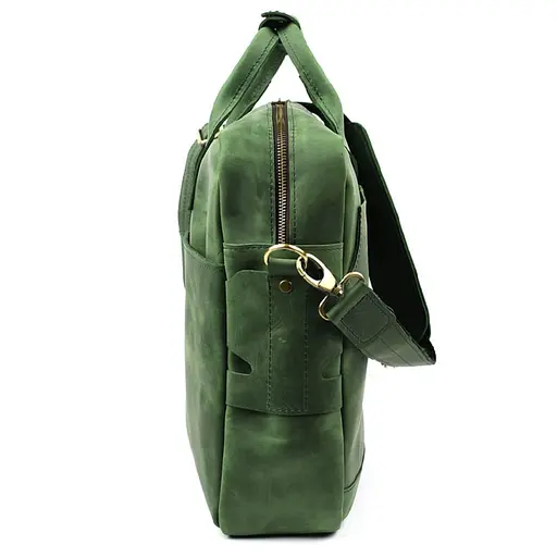 Мужская сумка для ноутбука 17" из натуральной кожи TARWA 33х43х9 см sum0028405 - фото 6