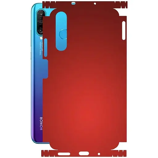 Защитная пленка StatusSKIN для Honor 20s YAL-AL50 камера сбоку Корпус Винил красная матовая
