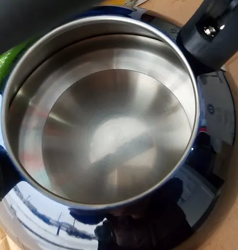 Якісний металевий чайник зі свистком з нержавіючої сталі для газової плити А-Плюс чайник нержавійка - фото 3