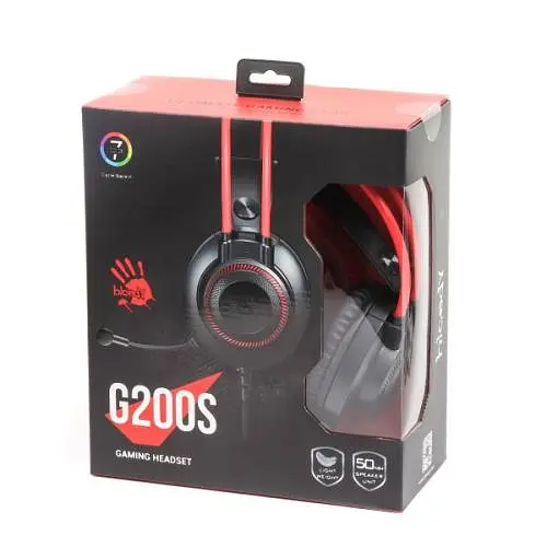 Навушники A4Tech Bloody G200S Black/Red - фото 5