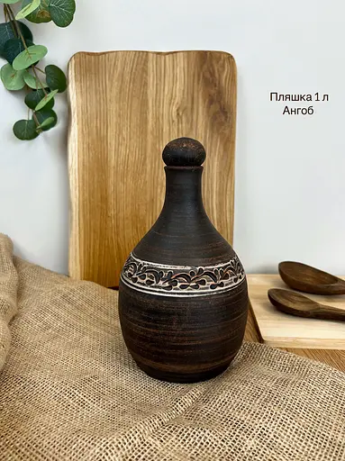 Шашлычный столовый сервиз керамической (глиняной) посуды на 6 человек Ангоб - фото 5