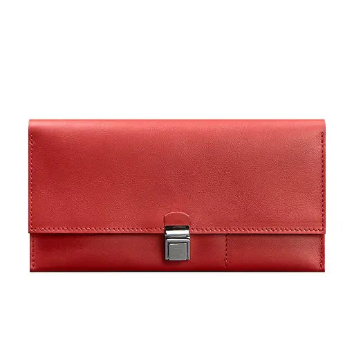 Кожаный женский тревел-кейс Journey 2.0 Красный - фото 7