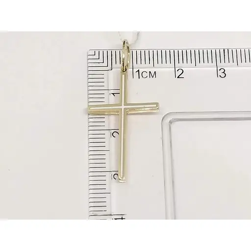 Золотий хрестик Харківська ювелірна фабрика з емаллю. 11589-ЕБЕЛ - фото 4