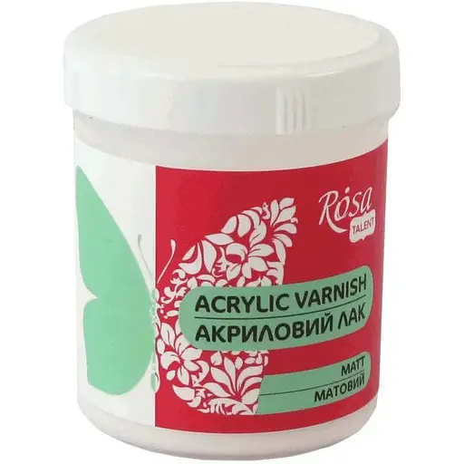 Лак акриловий Rosa Talent для декору матовий 100 мл - фото 1