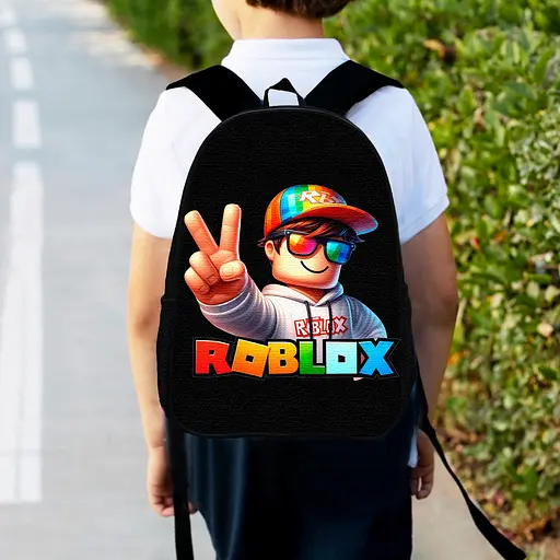 Рюкзак детский Роблокс 34х27 см ранец Roblox городской c принтом для мальчика (00500)