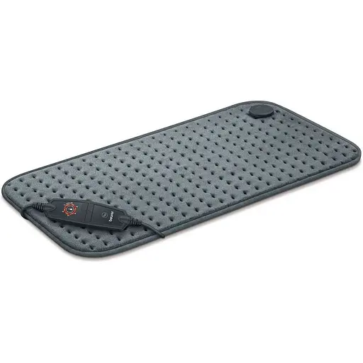 Beurer Электрогрелка Beurer традиционная форма 60х30 см 100 Вт 6 режимов микроволокно серый