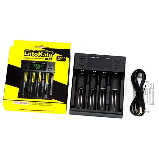Заряднoe устройство Liitokala lii-S4 на 4 канала (для Ni-MH, Ni-CD, Li-Ion, LiFePo4) - фото 5