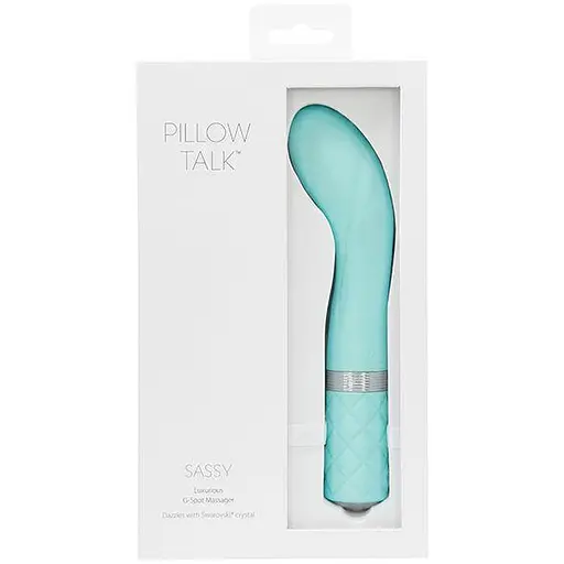 Вібратор Pillow Talk Sassy Teal 19.8 см блакитний - фото 6