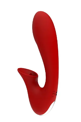 Вібромасажер Dreamtoys Revolution Iris 20 см червоний - фото 2