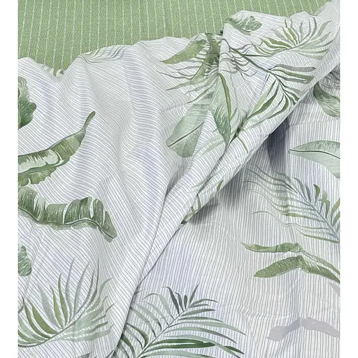 Пододеяльник Ecotton сатин 150х215 см белый с принтом (25351) - фото 2