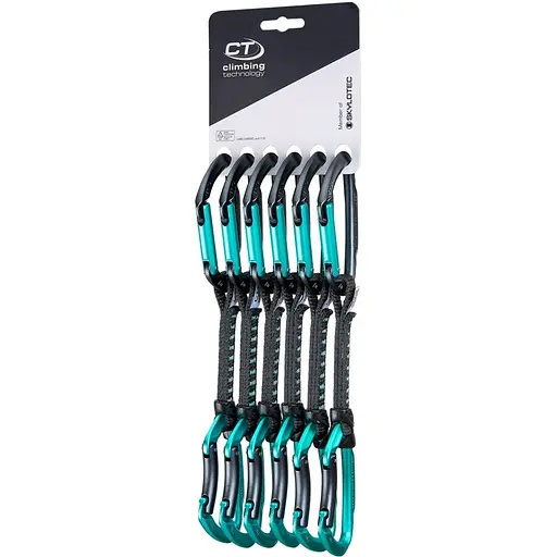 Набір відтяжок Climbing Technology Lime set UL 12 cm Grey/Turquoise (1053-2E661EF B07 STP)