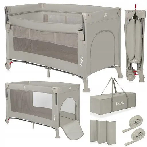 Детская кроватка-манеж Lionelo Ellen Beige Sand (LO-ELLEN BEIGE SAND) - фото 2