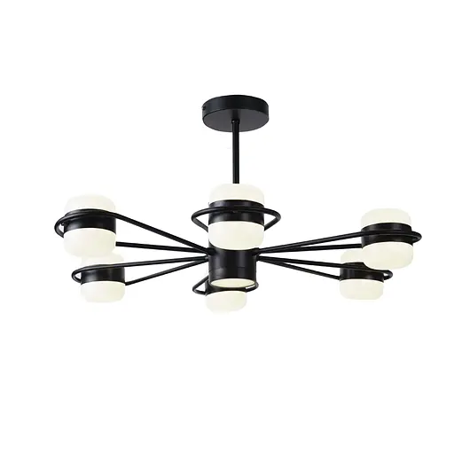 Люстра светодиодная акриловая Sirius B N4557/6 BK - фото 3