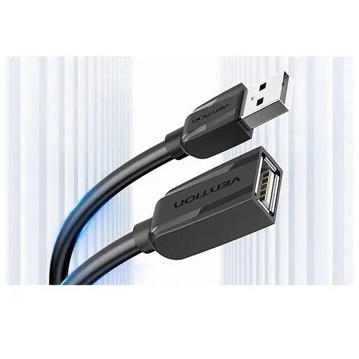 Кабель — подовжувач USB 2.0 Vention Extension Cable 5 метрів (VAS-A44-B500) - фото 2