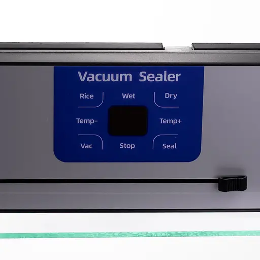 Вакууматор бытовой сенсорный для влажных и сухих продуктов 120 Вт со встроенным резаком упаковщик вакуумный Yiwu HP-11-29BL - фото 9