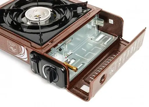 Портативная газовая плита MS-2500LPG (Коричневая) - фото 6