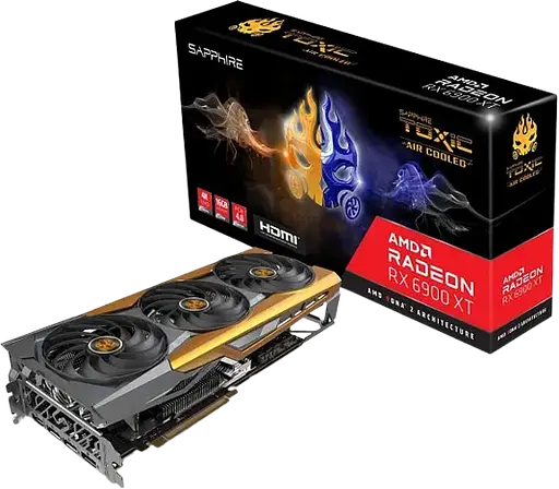 Видеокарта AMD Radeon RX 6900 XT 16GB Sapphire Toxic Air Cooled (11308-97-90G) Refurbished