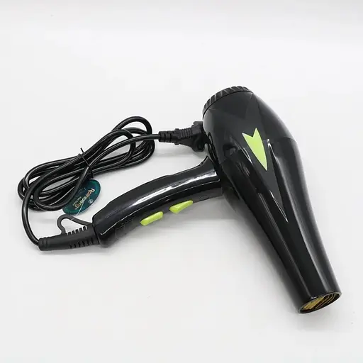 Фен стайлер Rainberg RB-2208 концентратор 3 швидкості 3 режими температури 7800Вт Чорний/Салатовий - фото 5