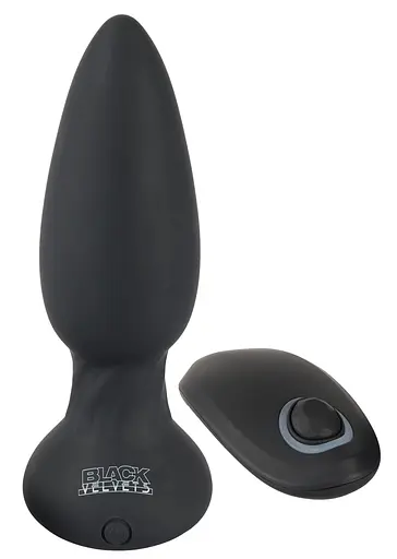 Анальна пробка Orion Black Velvets 14.2 см (чорний)