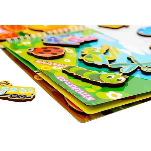 Развивающий Альбом "Головоломка на липучках" PuzzleOK Puz-22925 - фото 3