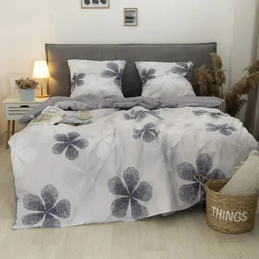 Комплект постільної білизни Viluta євро ранфорс 24269 100% бавовна - фото 2