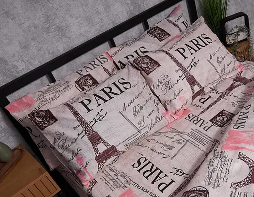 Набор наволочек Moon&Star Мікросатин Premium Paris Souvenir 70х70 см 2 шт - фото 2