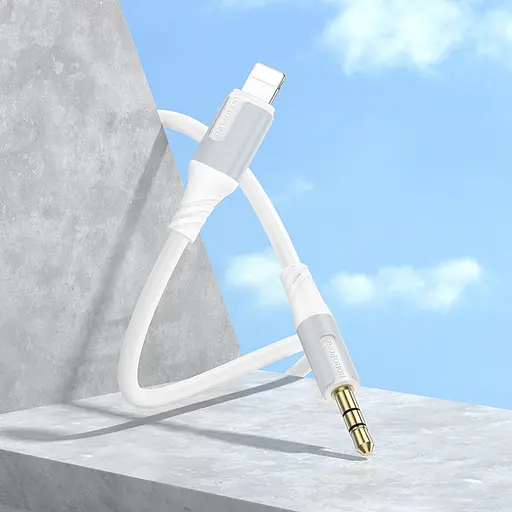 Аудіокабель BOROFONE BL19 Creator digital audio conversion cable iP White - фото 4