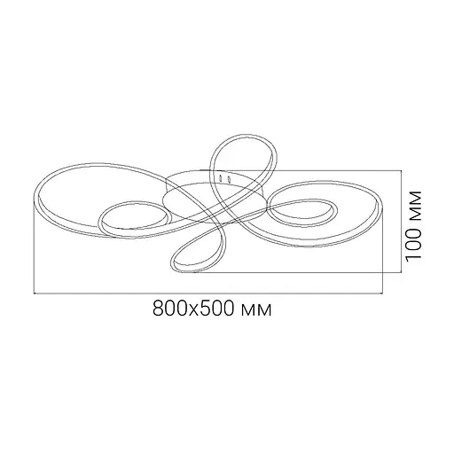 Світлодіодна люстра Ardero AL6540ARD FABIO M 95Вт білий - фото 2