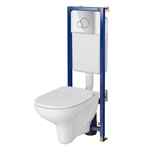 Инсталляция Cersanit Tech Line Base + унитаз Arteco CleanOn S701-627 - фото 1