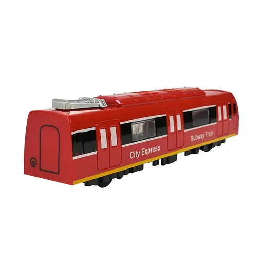 Дитячий ігровий потяг Bambi 731-27K(Red) червоний, світиться, 23х4х5 см - фото 4