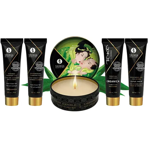 Набір інтимної косметики Shunga Geisha Secrets Organica Exotic Green Tea - фото 2