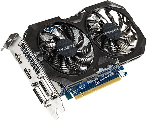 Видеокарта Gigabyte GTX 750Ti 2Gb (GV-N75TOC2-2GI) (GDDR5, 128 bit, PCI-E 3.0 x16) Б/у - фото 3