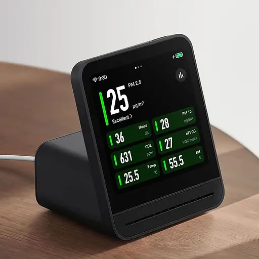 Аналізатор якості повітря Xiaomi Qingping ClearGrass Air Detector Gen 2 (CGS2) Black - фото 4