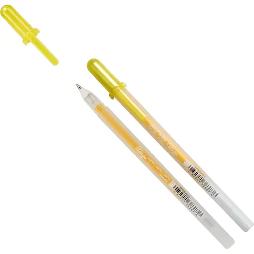 Ручка гелева Sakura Glaze 3D-Roller Жовтий - фото 1