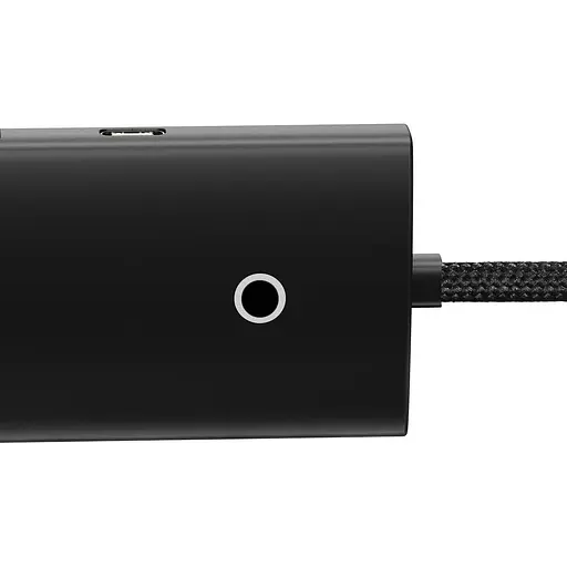 USB-хаб Baseus Lite Series 4-in-1 USB-C Black (WKQX030201) [152644] - фото 5