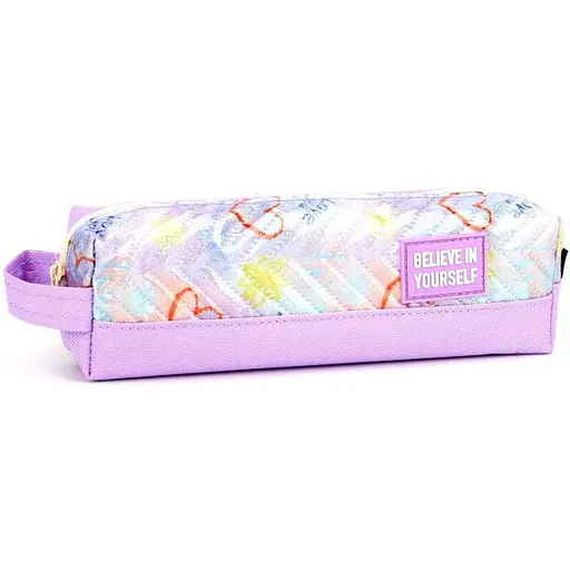 Пенал м’який без наповнення Bourgeois Purple 21x4.5x6 см KJ3328