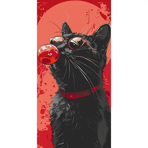 Картина за номерами "Файний кіт" Art Craft 11558-AC 40х80 см - фото 1