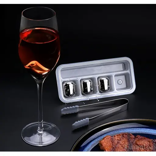 Камни кубики для виски Circle Joy Ice Cubes (CJ-BK01) 4 штуки набор - фото 8