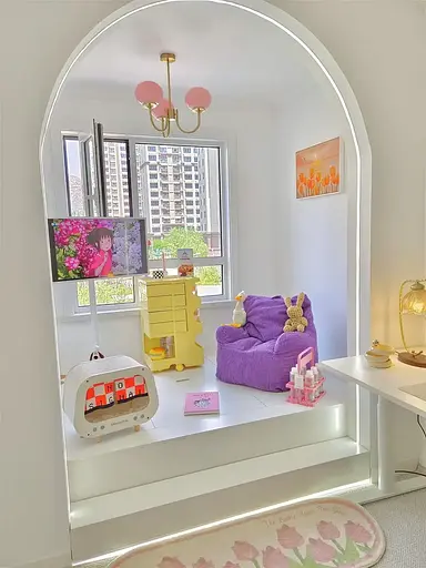 Светодиодная люстра Облачко 5018 (Золотая) на 5 плафонов - фото 8